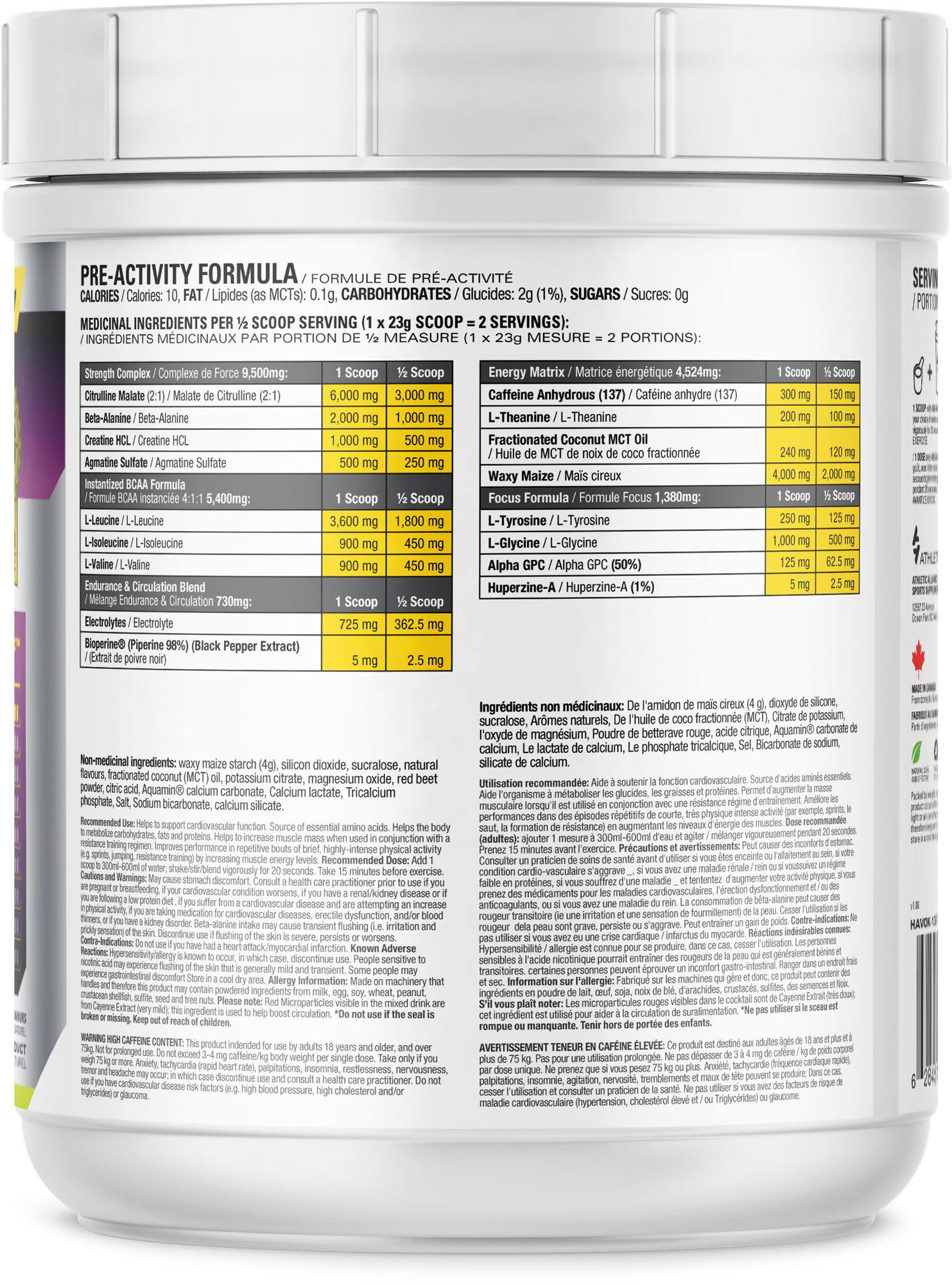 Havok-137 Strawberry Lemonade | GNC